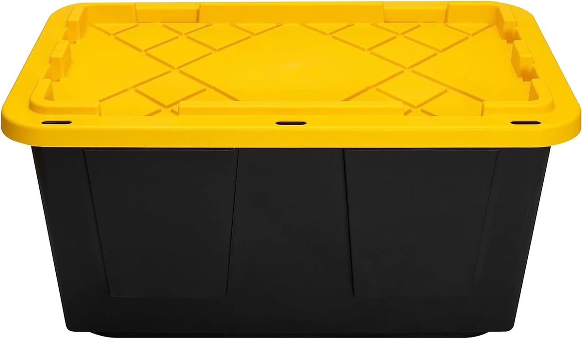 Greenmade Pro Plastic 27 Gal Storage Box, Black